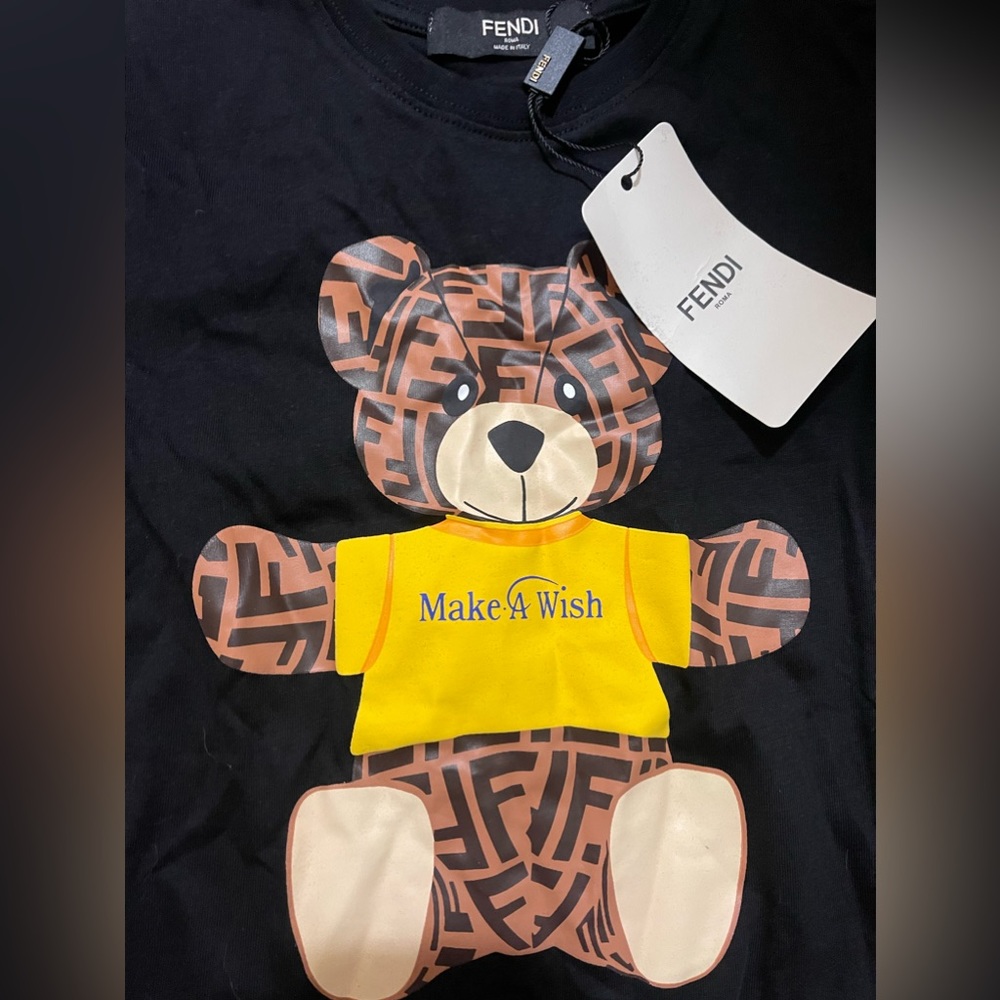 Brand new fendi kids shirt girls size 6-7 T